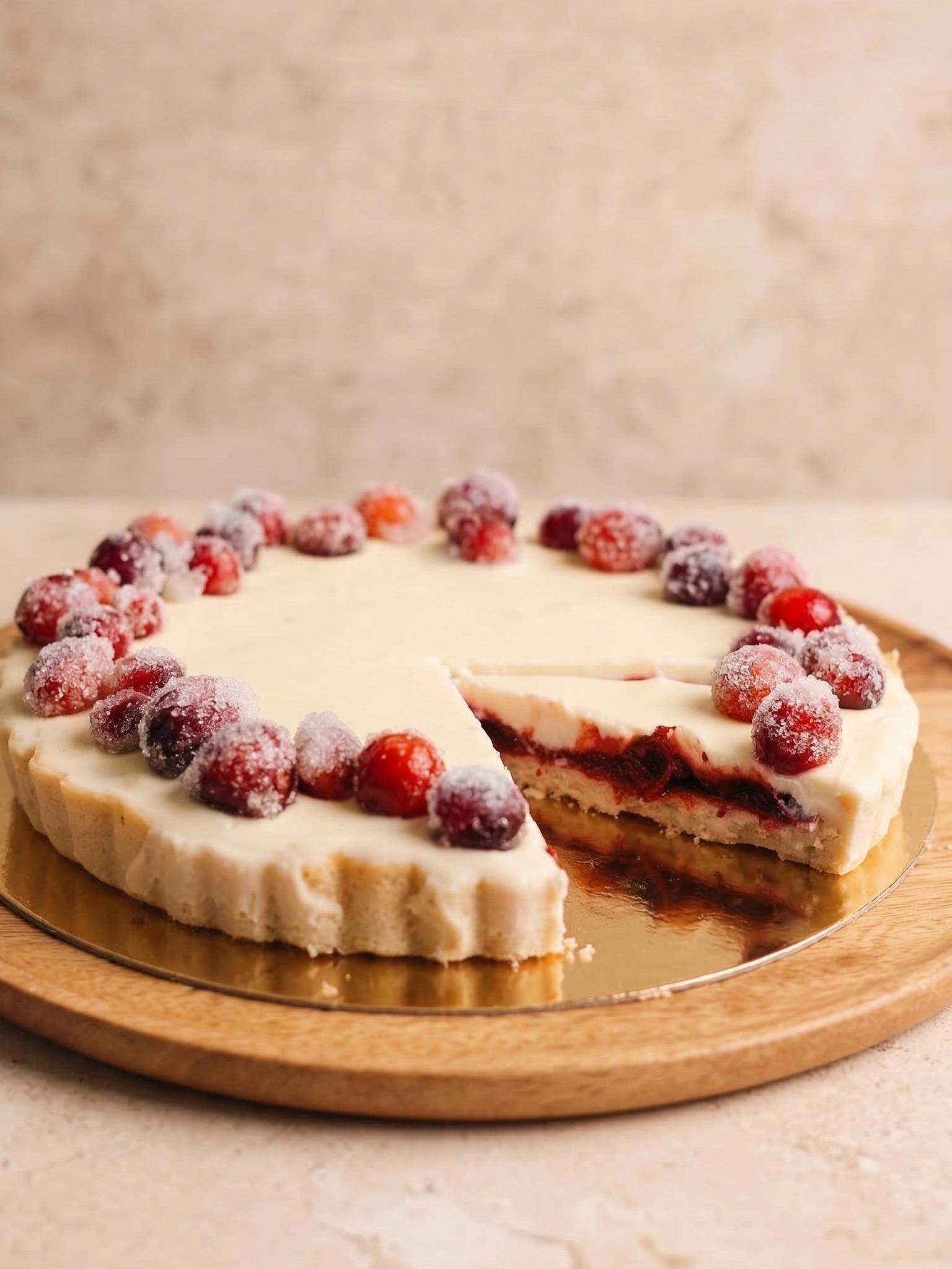 Tarta żurawinowa